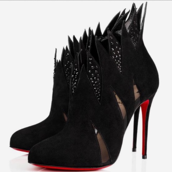Christian Louboutin Shoes - RARE Louboutin Foletteria Strass booties